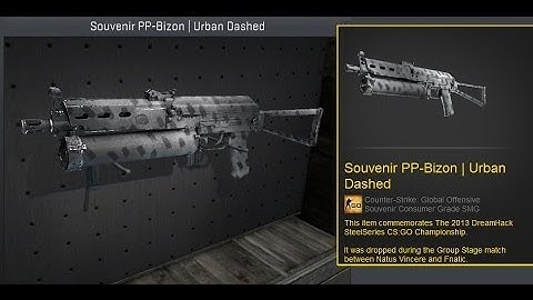 CS:GO DreamHack 2013 Souvenir Package - Souvenir PP-Bizon | Urban Dashed Exterior: Minimal Wear