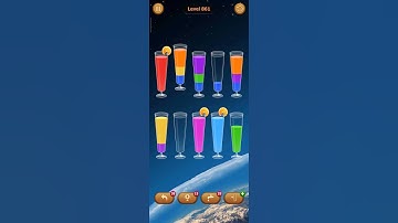 861 level Water sort - color sort game #gameshorts #watercolor #asmr #gameplay #shorts #play