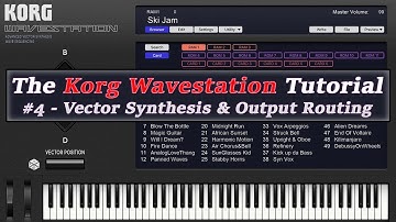 The Korg Wavestation Tutorial #4 - Vector Synthesis & Output Routing