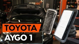 Remplacer Filtre à Air TOYOTA Yaris III Kastenwagen (XP13) : vidéo gratuit