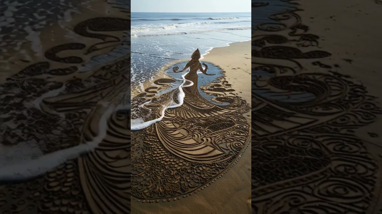 Mahalakshmi Sand art 