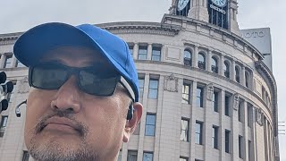 場所取りいたる。土曜の早朝の銀座をのしのし歩く。