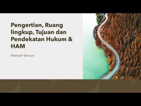 Pengertian, Ruang lingkup,