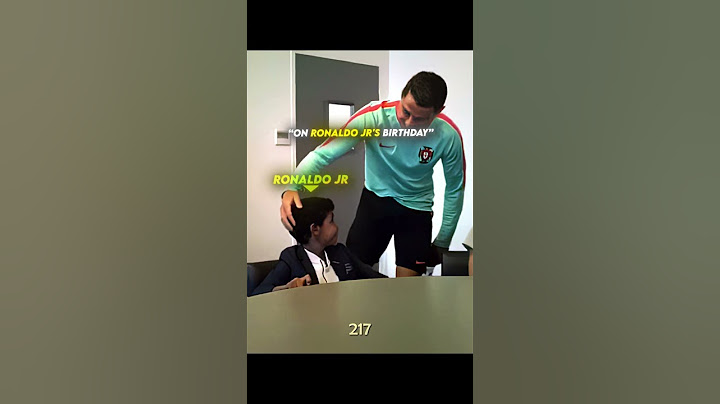 Ronaldo VS Ronaldo Jr Gifts 😂🎁