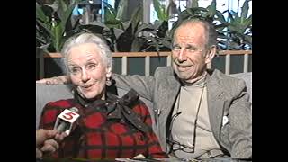 Hume Cronyn and Jessica Tandy interview for Foxfire (1987)