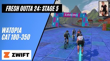 My First Zwift Race in Over 8 Months! // Fresh Outta 24: Stage 5 // Coastal Crown Loop