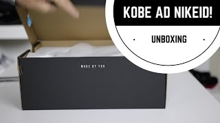 NIKE KOBE A.D. iD BASKETBALL SHOE UNBOXING!