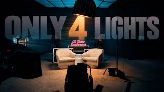 We Built This Set With Just FOUR Lights!