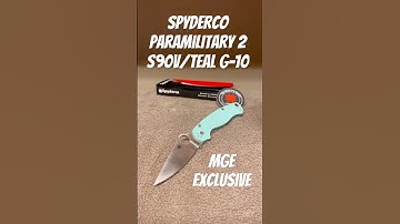 Spyderco Paramilitary 2 CPM-S90V Sprint Run #edc #knife #blade #knives #everydaycarry #knifelife