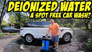 Deionized Water Car Wash – Is It Really Better? Let's test the ISpring Water System! New Waterdrop Di Spotless Car Wash System Deionized Water Review Testing