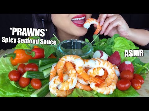 asmr-spicy-seafood-sauce-prawns-platter-(eating-sounds)-|-prawn-cocktail-|-no-talking-asmr-phan