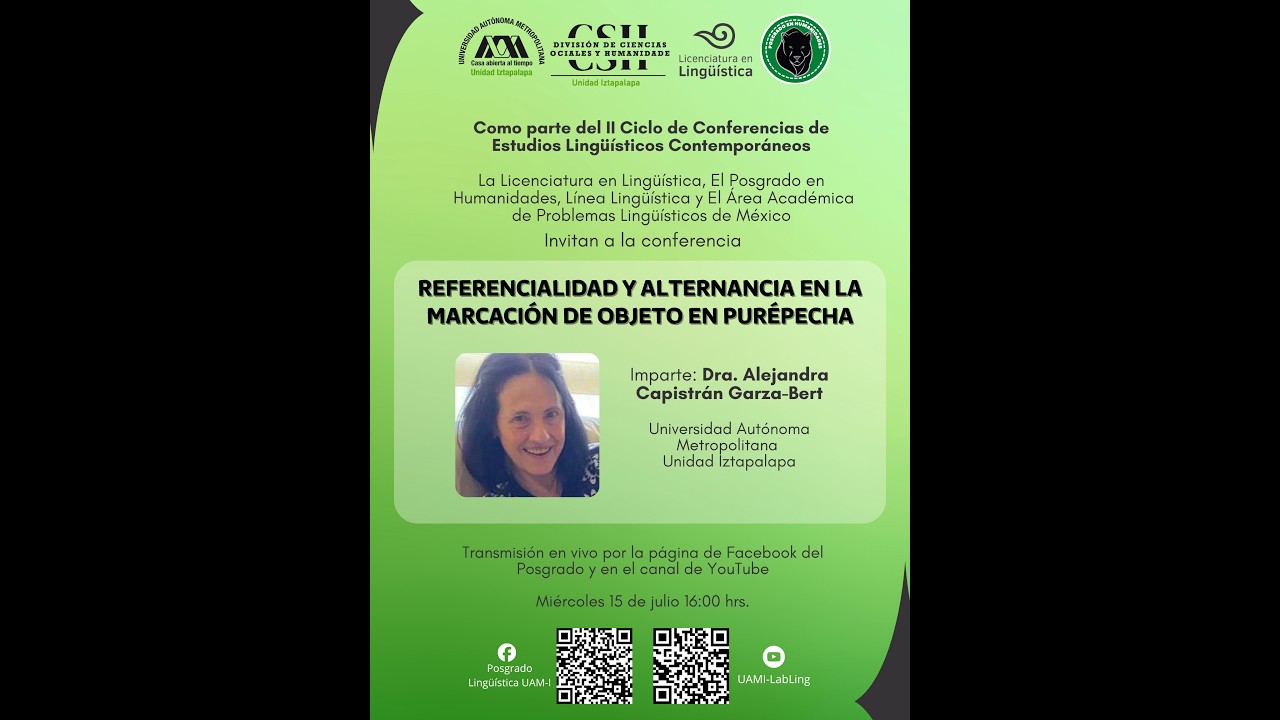 Sexta Conferencia - II Ciclo de Estudios Lingüísticos Contemporáneos