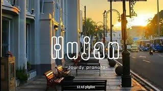 Hujan-Jourdy Pranata (Cover Roni Ramadhan) (lyrics) #lyrics #hujan