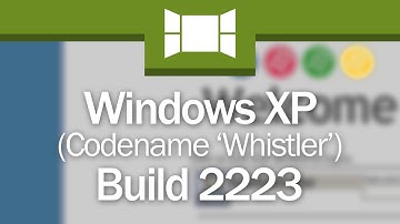 Windows XP Build 2223: "Goodbye Neptune, Hello Whistler"