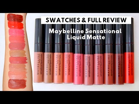 REVIEW JUJUR! 😥 MAYBELLINE Sensational Liquid Matte. 👍 👎 BELI JANGAN??. 