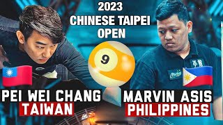 RISING STAR NG PINAS MARVIN ASIS VS BETERANONG PLAYER NG TAIWAN NA SI PEI WEI CHANG | HIGHLIGHTS