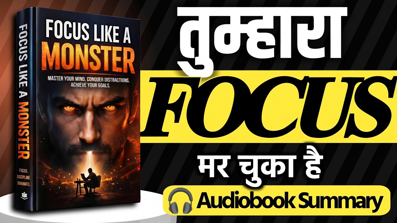 Focus Like A Monster | Deep Focus Ka Dark Sach | Distraction Se Azadi Ka Asli Raasta