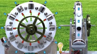 Pulsed Magnet Motor Generator by Daniel's Inventions 142,524 views 1 year ago 2 minutes, 3 seconds