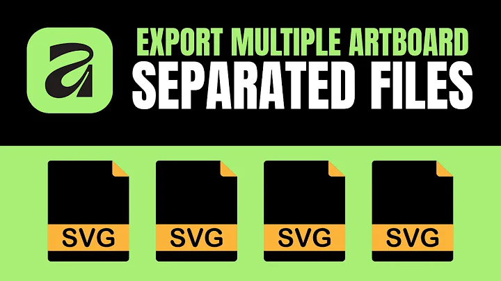 how to export multiple artboard separated in affinity 3