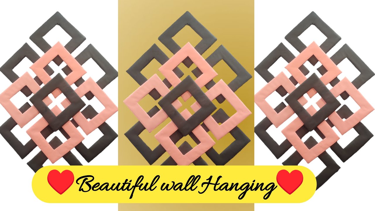 Beautiful Wall Hanging Using Cardboard / Paper Craft For Home