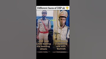 Different faces of DSP Siraj sir 😂 #shorts #cricket