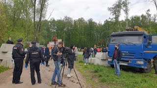 Жители вышли защищать березовую аллею в Москве / LIVE 16.05.20