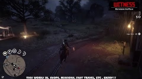 Red Dead Redemption 2 Online- **GLITCH** How To Kill ANYONE Hiding In a A Safe Zone