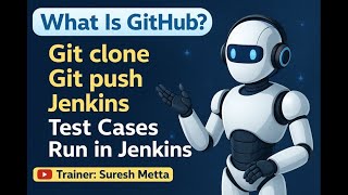 What Is GitHub | Git Clone, Git Push & Run Automation Test Cases in Jenkins |Suresh Metta|
