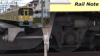 ちょっと床下注目 西武鉄道9000系9002F駅発着/Focus on traction system ! Seibu Railway 9000 Series/2019.08.22