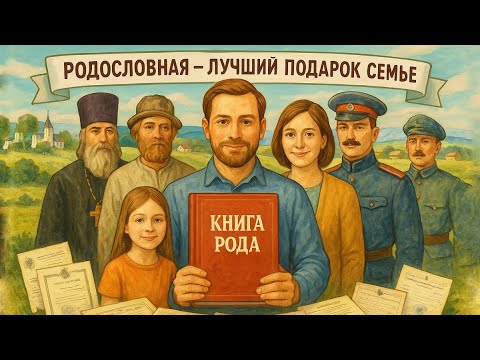 Родословная - лучший подарок для своих детей и внуков. Сделайте свое Древо и книгу.