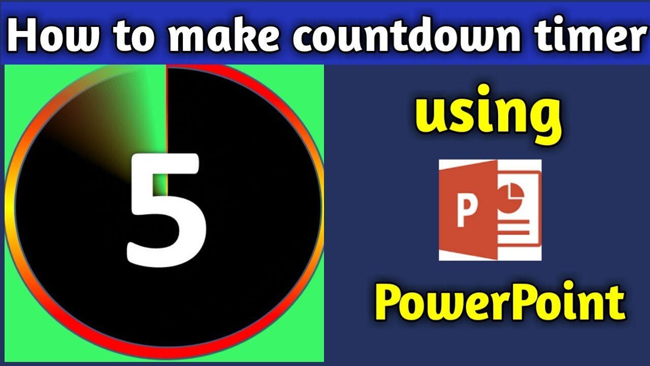 powerpoint timer in presentation mode