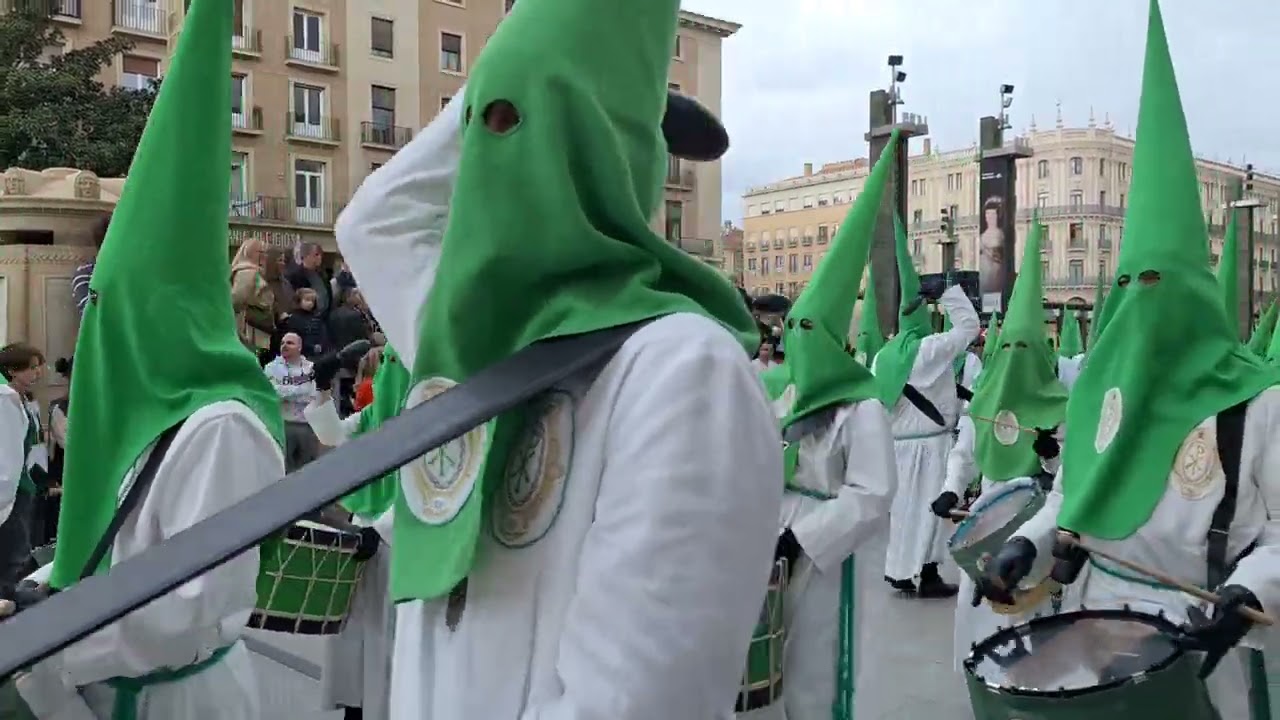 Cofradía de las Siete Palabras y de San Juan Evangelista. Semana Santa en Zaragoza 2024