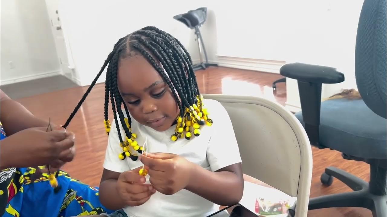 Aaliyah Got Knotless Braids For Her First Time Youtube