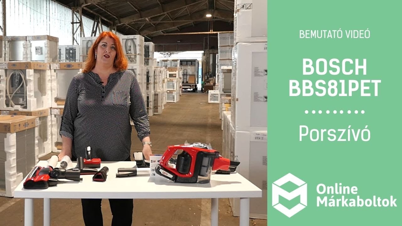 Bosch BBS81PET | Unlimited ProAnimal Akkus kézi porszívó bemutató videó -  YouTube