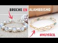 COMO HACER UN CIERRE, BROCHE O TRANCADERO PARA PULSERA CON ALAMBRE /BISUTERÍA / ALAMBRISMO INICIAL