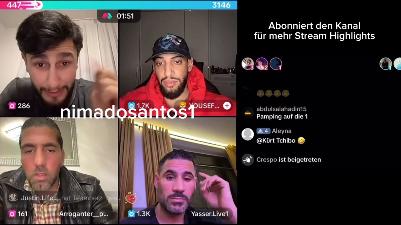 Hitzige Diskussion über Barello eskaliert💥😱(mit yasser, umut, Rambo…)