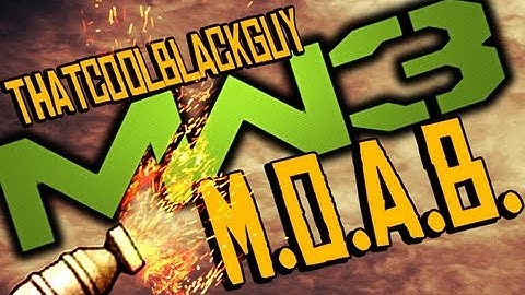 M.O.A.B. Kill Confirmed Specialist Gold UMP MW3 Gameplay