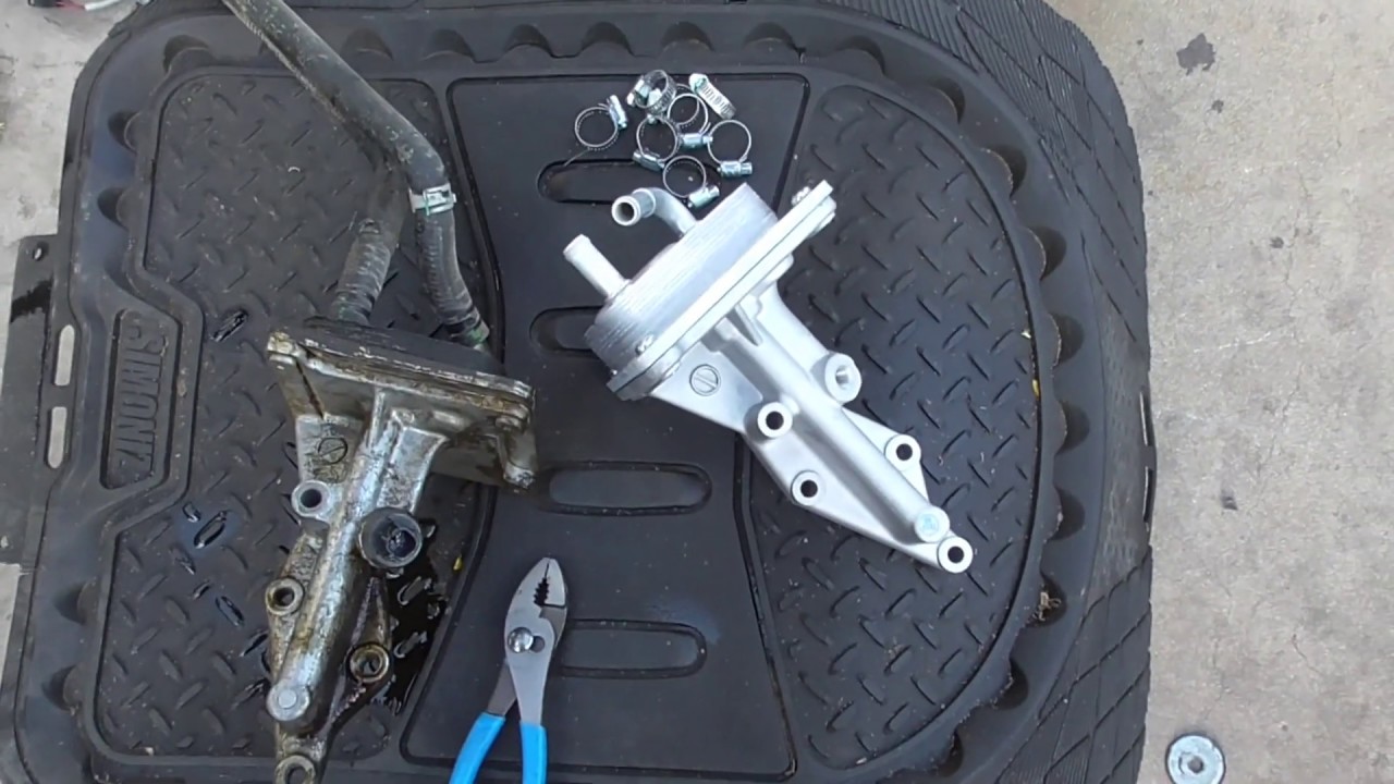 2013 Nissan Altima 2.5 4 cyl oil cooler replacement the easy and