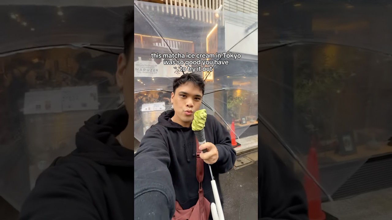 Try this matcha ice cream in Tokyo 🍦 