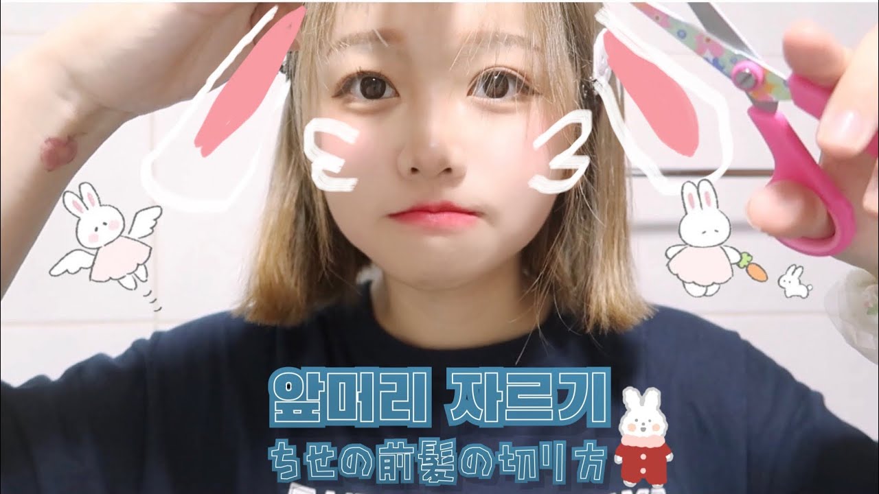 치세의 실패없이 앞머리 자르는법 💇🏻‍♀️✂️