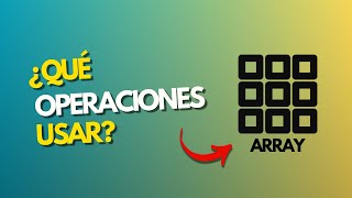 Operaciones con arrays - Python con Google Colab