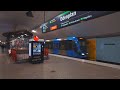 Sweden, Stockholm, subway ride from Odenplan to Alvik