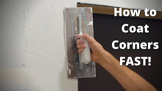 How to Coat Corner Bead with a Trowel!!