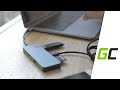 Video: Stacja dokująca, Przejściówka, Adapter, HUB USB-C Green Cell 7 portów do Apple MacBook Pro, Dell XPS, Lenovo X1 Carbon i innych