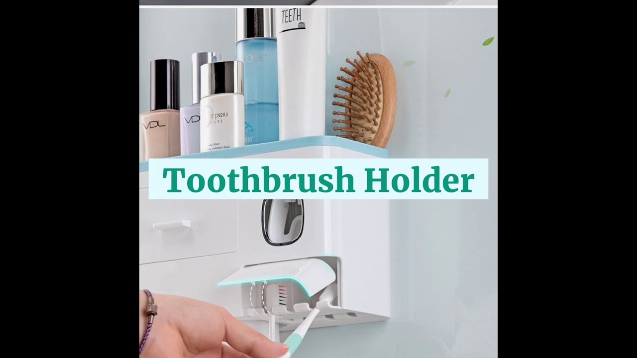 Toothbrush And Bathroom Vanity Holder