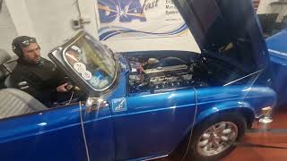 prototype Jenvey on Triumph TR6