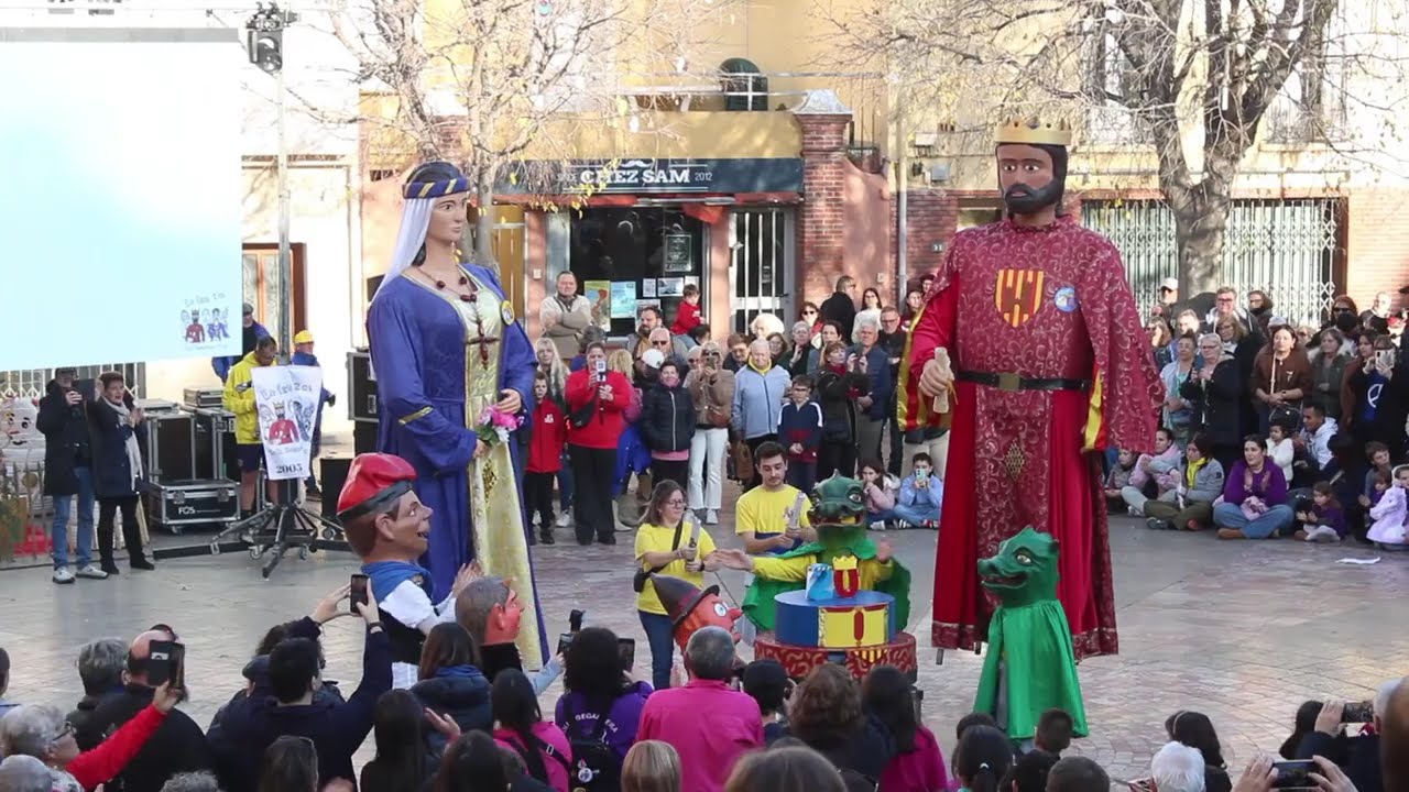 Celebració del 20é aniversari de Quíxol i Miró el Vell, gegants de la colla d'Elna Part I