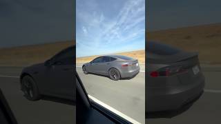 Tesla Model S Plaid Fly By 🏎️💨 #teslamodelsplaid #flyby #plaid #fast #woosh #tesla #fast