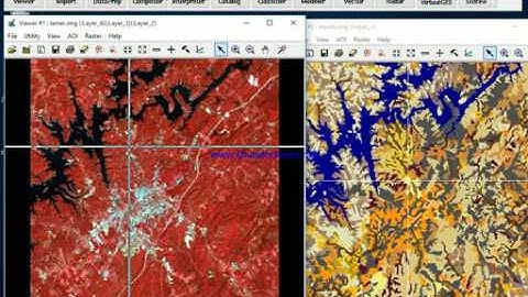 Remote Sensing ERDAS 2010 (Linking/Unlinking,AOI,Contrast)