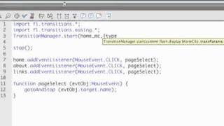 Adding Page Animations to your Flash Website